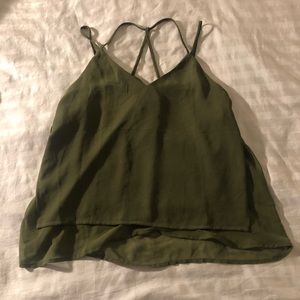 NEVER WORN OLIVE BLOUSE